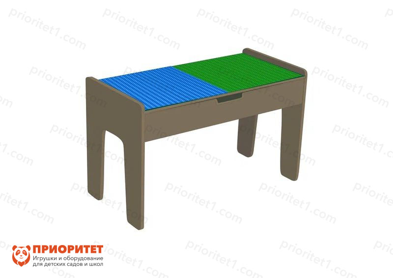 Лего-стол для конструирования «Развиваем мышление» (коричневый)