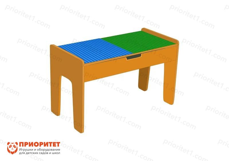 Лего-стол для конструирования «Развиваем мышление» (оранжевый)