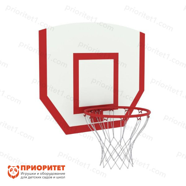 Щит баскетбольный навесной детский фанера (Кольцо №3, сетка в комплекте)