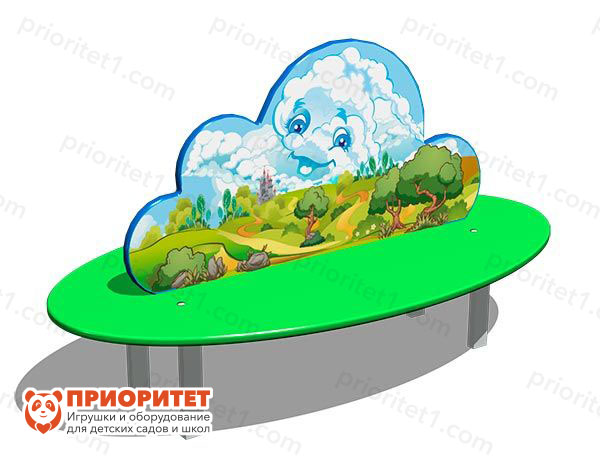 Скамейка детская Облако для игровой площадки