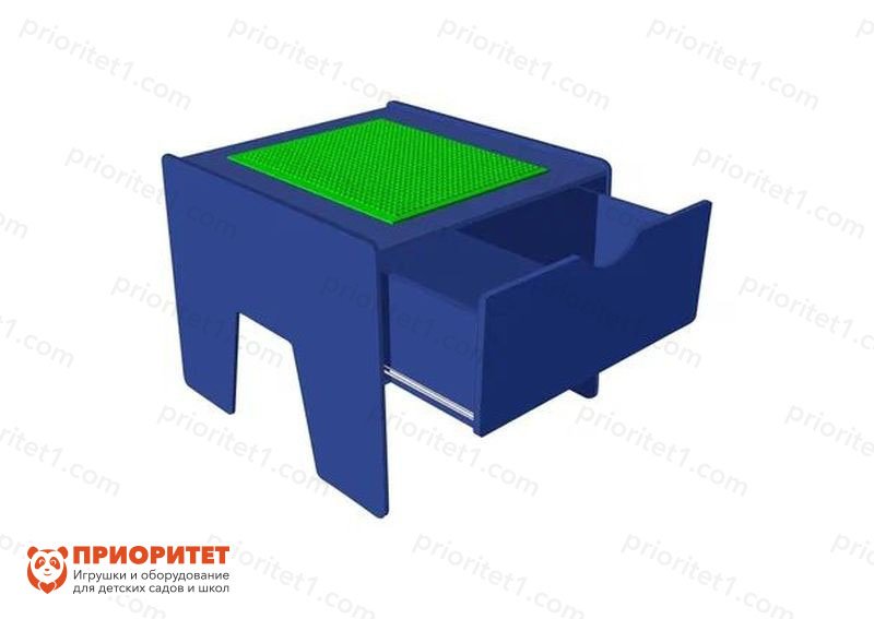Лего-стол для конструирования «Новые горизонты» (синий)