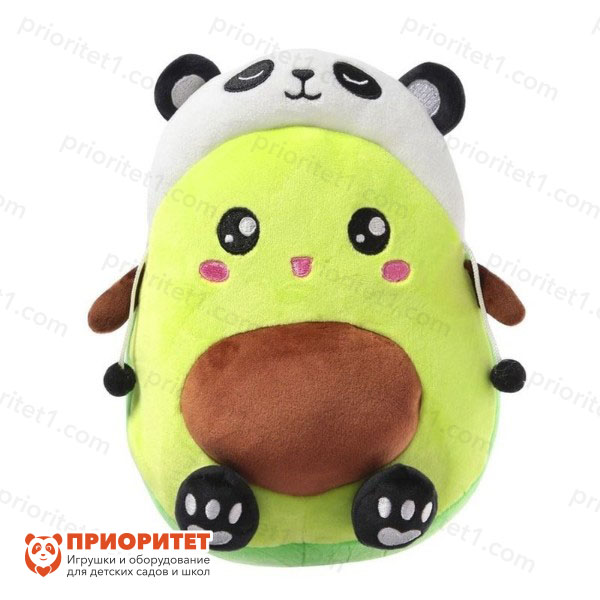 Мягкая игрушка «Авокадо», в шапочке панда 24 см