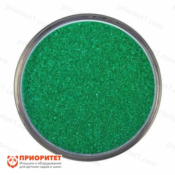 Песок для рисования зеленый (0,5 кг)