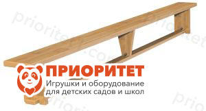 Гимнастическая скамейка 3 м (деревянные ножки)