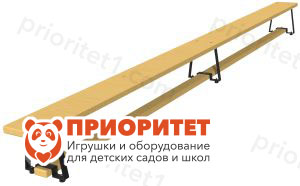 Гимнастическая скамейка 3 м (металлические ножки)