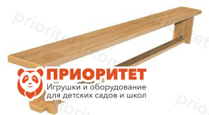 Гимнастическая скамейка 1,5 м (деревянные ножки)