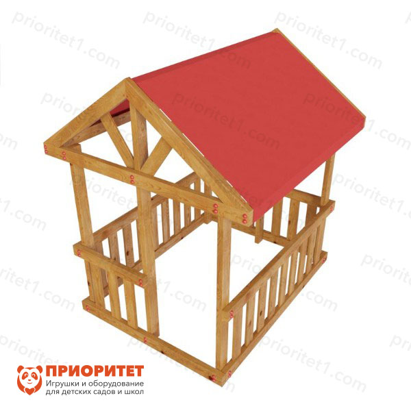 Детский деревянный домик-беседка «Гоа» для детской площадки