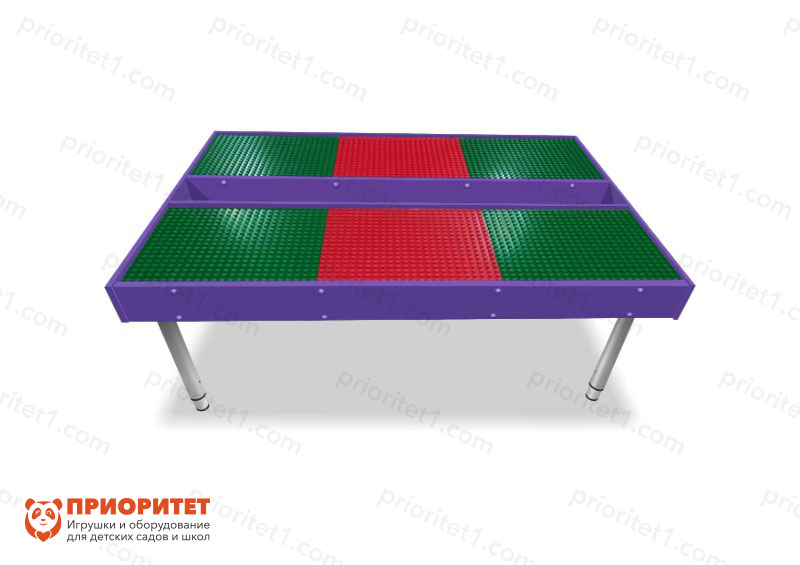 Лего-стол для конструирования «Максимум творчества» (фиолетовый)
