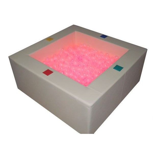 Вибромузыкальный интерактивный сухой бассейн со встроенными кнопками-переключателями (150x150x66 см)