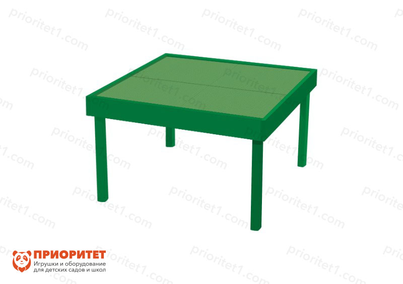 Лего-стол для конструирования «Конструируем играя» (зелёный)