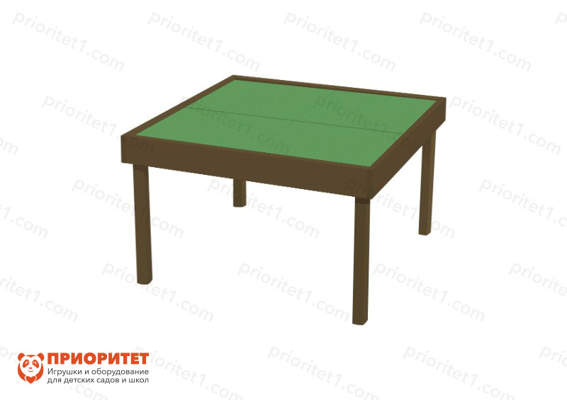 Лего-стол для конструирования «Конструируем играя» (коричневый)