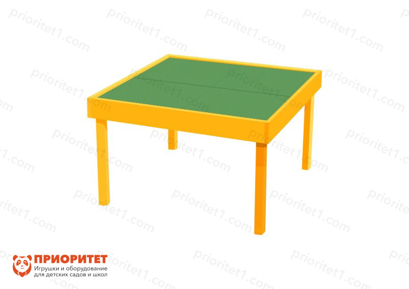 Лего-стол для конструирования «Конструируем играя» (оранжевый)