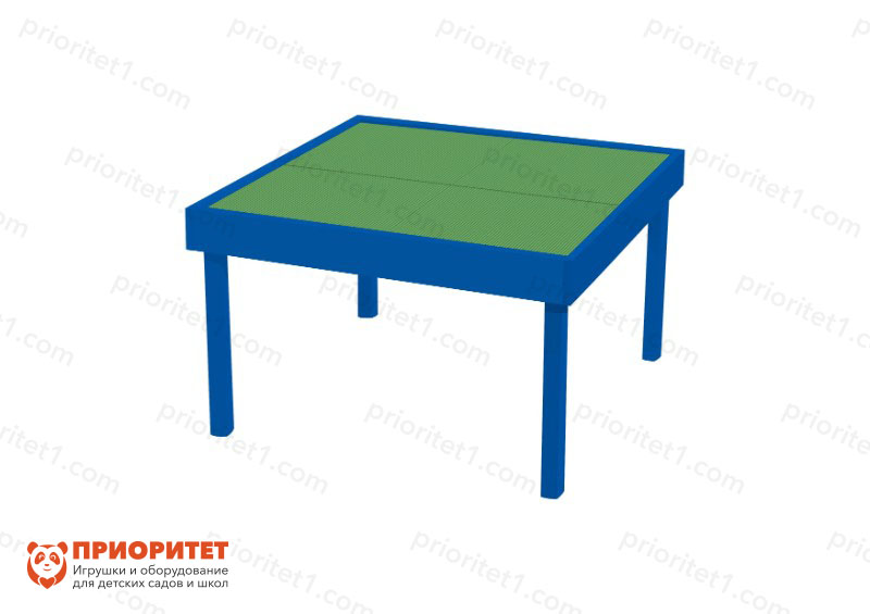 Лего-стол для конструирования «Конструируем играя» (синий)