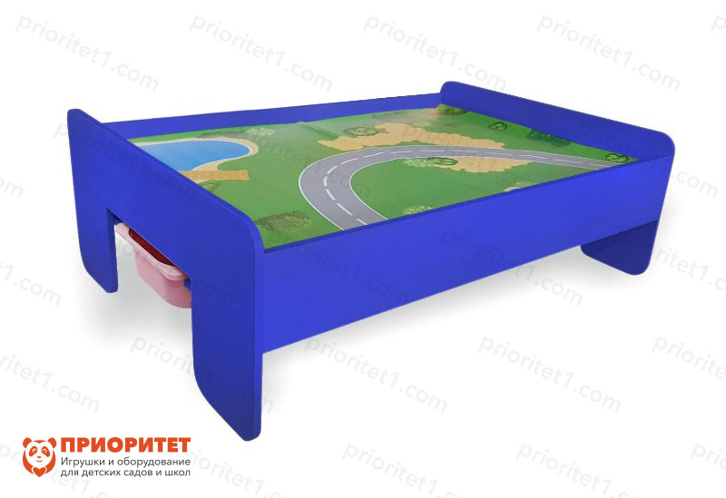 Игровой ландшафтный стол «Приоритет Кидс» (синий)