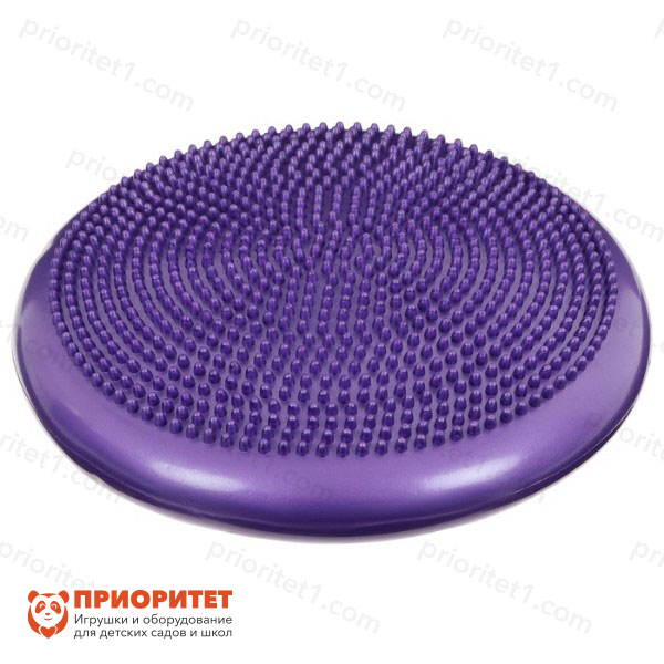 Балансировочная массажная подушка фиолетовая