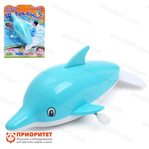 Заводная игрушка для ванной «Дельфинчик»