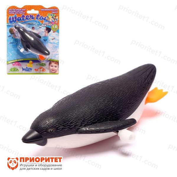 Заводная игрушка для ванной «Пингвин»