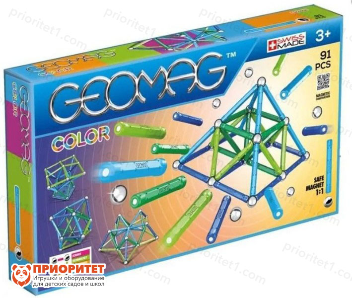 Конструктор Geomag магнитный Glitter 68 деталей