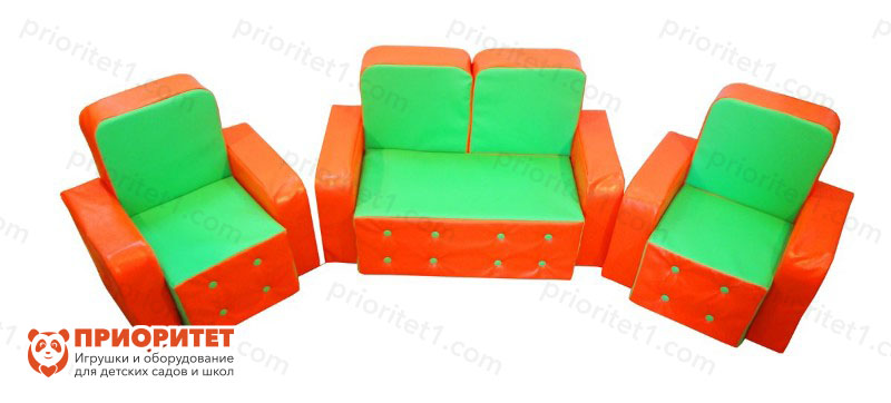 Набор мягкой мебели «Полянка» (диван + 2 кресла)