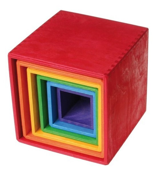 Большой набор разноцветных коробочек