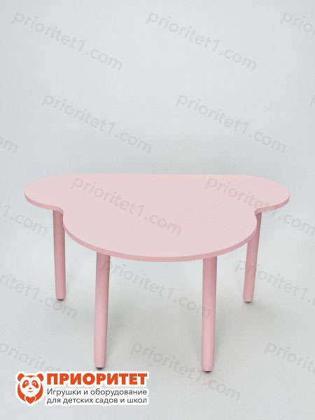Стол «Облачко» розовый