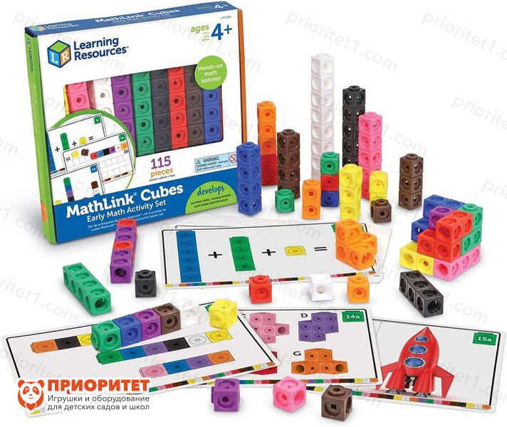Игровой набор «Соединяющиеся кубики» (115 элементов)