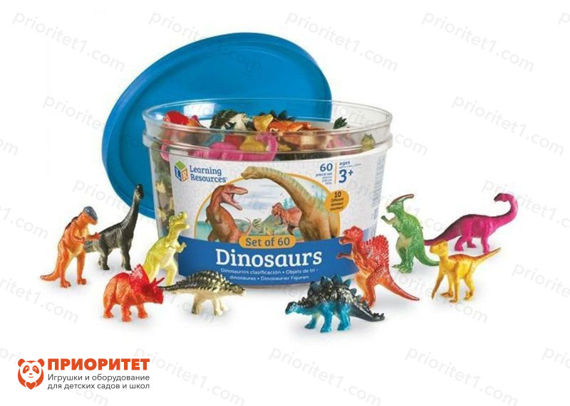 Игровой набор фигурок «Динозавры» (60 элементов)