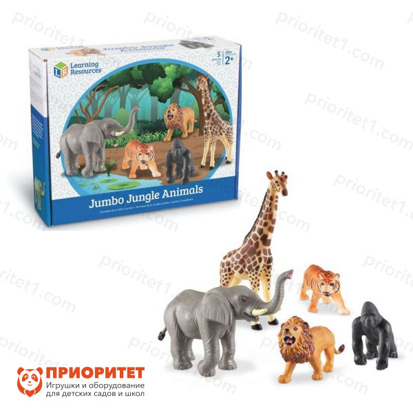 Игровой набор фигурок «Животные джунглей» (5 элементов)