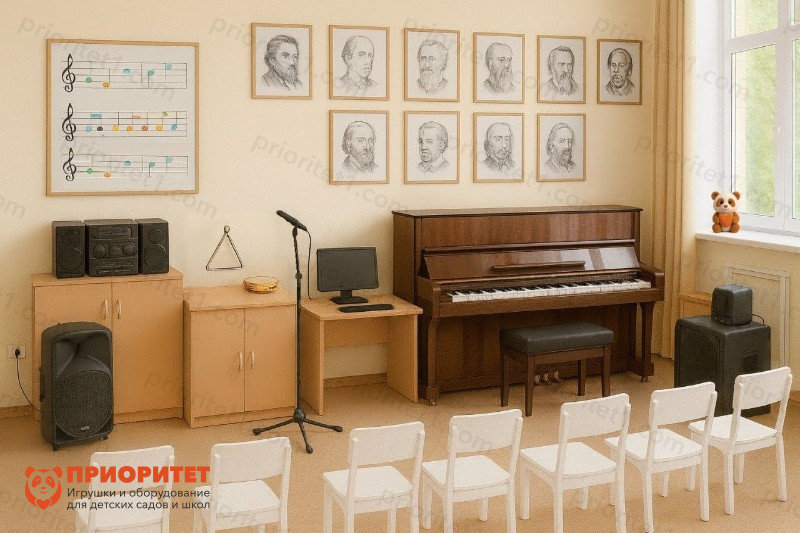 Музыкальный кабинет Приоритет для школьников