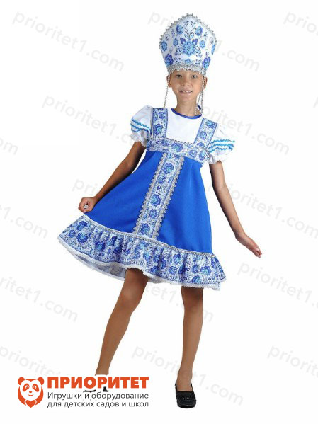 Детский костюм для девочек «Гжель»