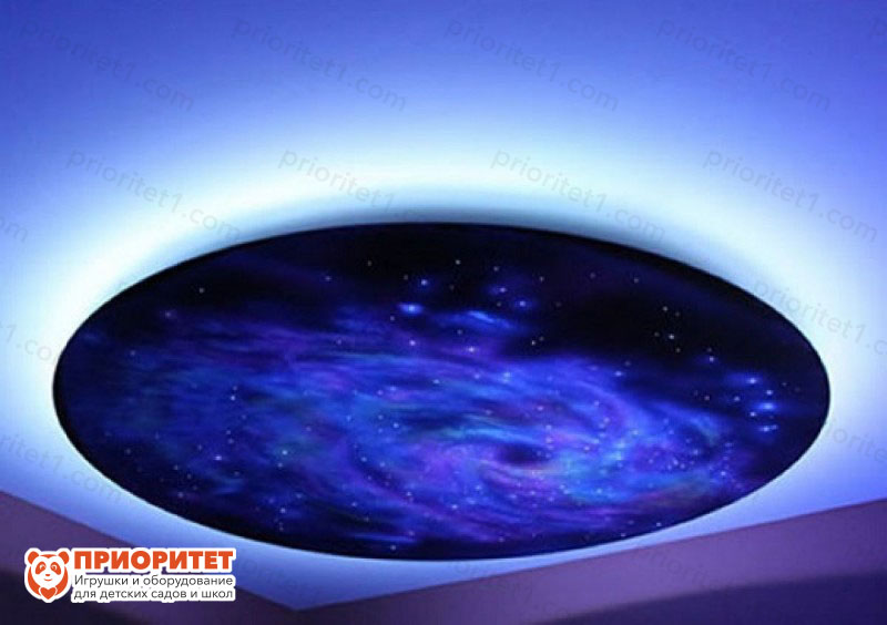 Подвесной потолочный модуль «Галактика» (диаметр 120 см) со светодиодной подсветкой