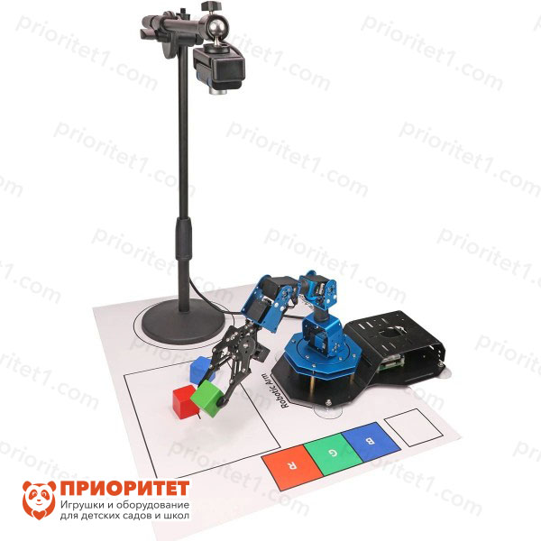 Роботизированный манипулятор с камерой технического зрения (Расширенный комплект)