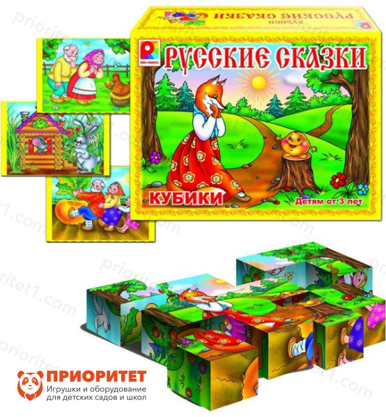 Развивающие кубики «Русские сказки»
