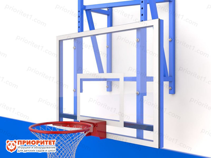 Тренировочный баскетбольный щит из огстекла с регулировкой высоты (120x90)