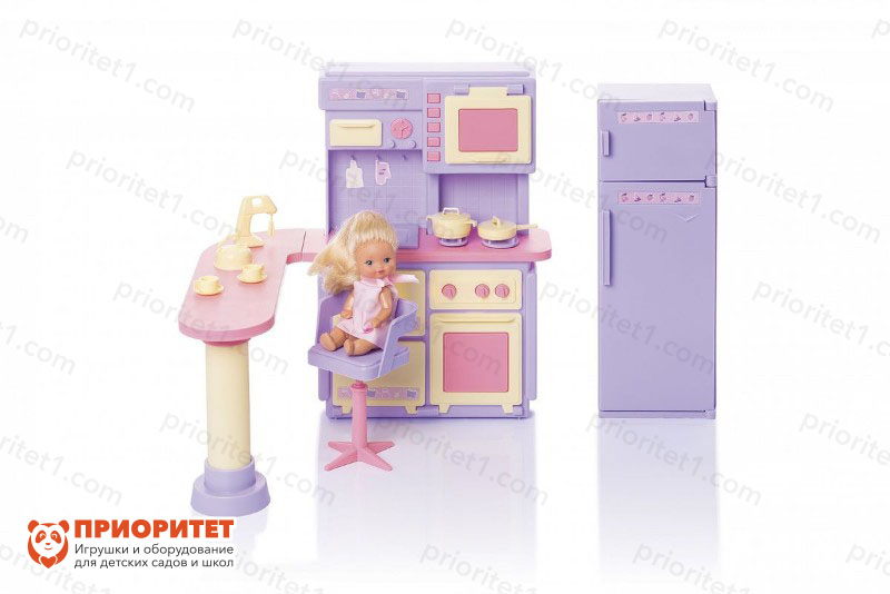 Кухня для кукол «Маленькая принцесса» сиреневая
