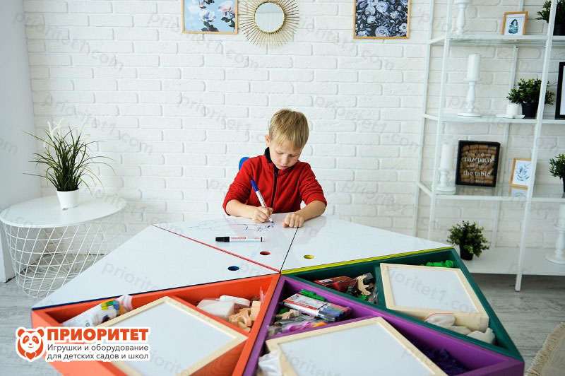Столы для творческой деятельности детей: какие они?