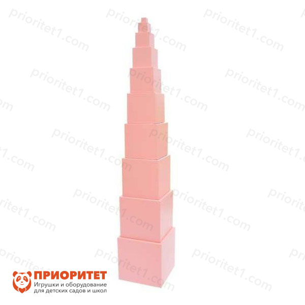 Игровой набор Монтессори «Розовая башня»
