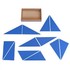Игровой набор Монтессори «Голубые конструктивные треугольники»