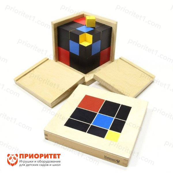 Игровой набор Монтессори «Триномиальный куб»