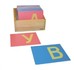 Игровой набор Монтессори «Шероховатые буквы. Печатные»