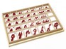 Игровой набор Монтессори «Алфавит с соединениями» (красный)