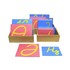 Игровой набор Монтессори «Казахские шероховатые буквы. Прописные, наклонные»