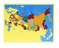 Игровой набор Монтессори «Карта субъектов Российской Федерации»