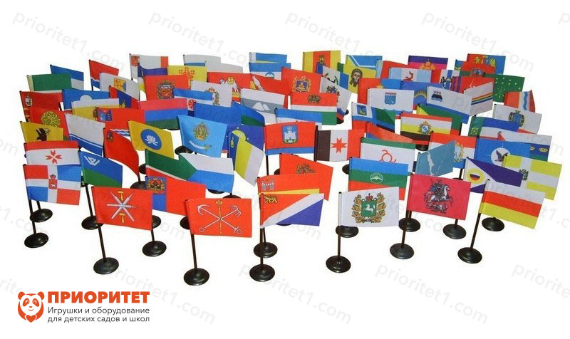 Игровой набор Монтессори «Флаги субъектов Российской Федерации»
