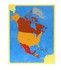 Игровой набор Монтессори «Карта Северной Америки»