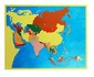 Игровой набор Монтессори «Карта Азии»