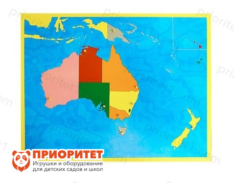 Игровой набор Монтессори «Карта Австралии»