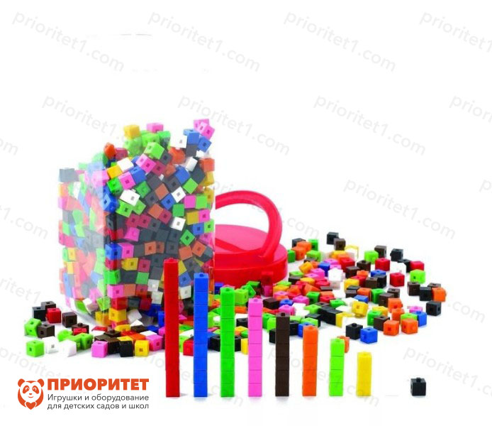 Набор соединяющихся кубиков (1 см, 1000 шт)