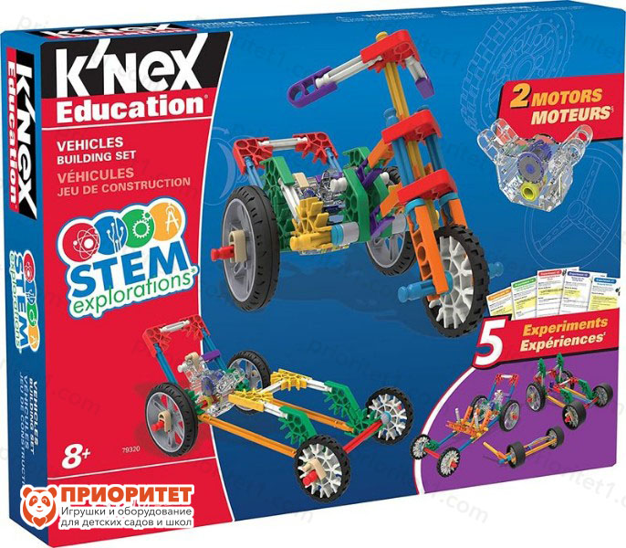 Образовательный конструктор K'NEX Education «STEM Исследования: Транспорт»