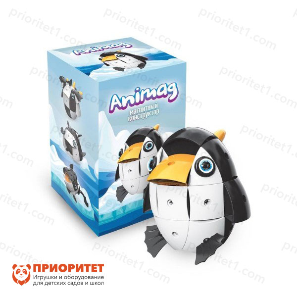 Детский магнитный конструктор Animag «Пингвин»